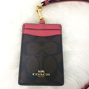 Coach Lanyard ID Case